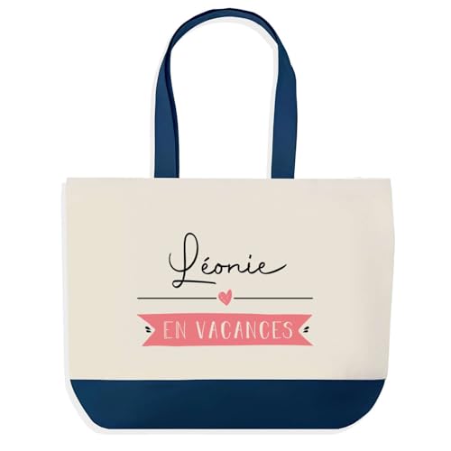 Sac de Shopping Bleu Léonie pour Remplacer les Sachets Jetables : Grand Sac de Provision