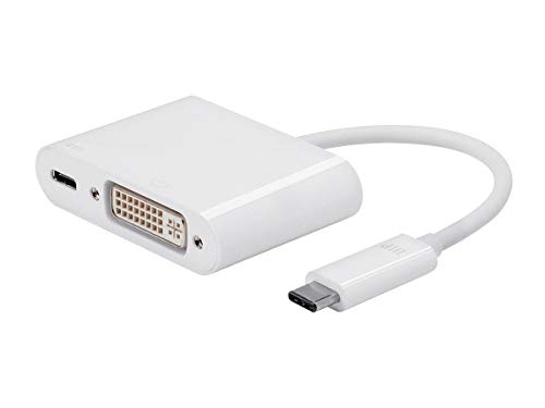 Adaptador USB-C a DVI Monoprice Seleccione Serie para conectar monitores en el teletrabajo