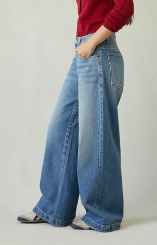 PacSun Women's Sloane Low Rise Ultra Baggy Jeans Medium Blue2