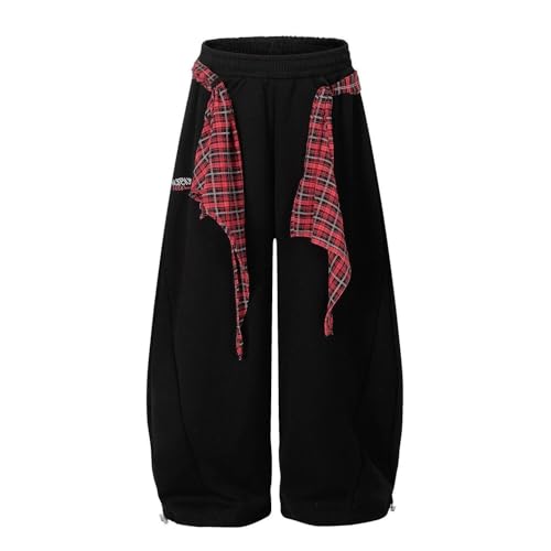 Pantalon de survêtement baggy Y2K femme streetwear large pour entraînement