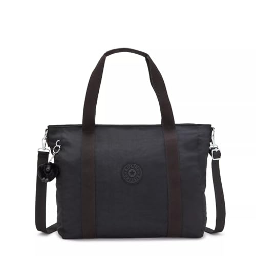 Kipling Sacola Asseni, Bolsa Asseni, Black Noir, One Size