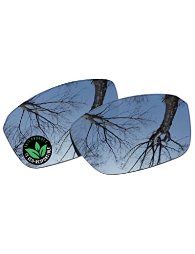 Image of Raydi Polycarbonate Replacement Lenses & Nosepads for Oakley Split Shot OO9416 Rectangular Sunglasses