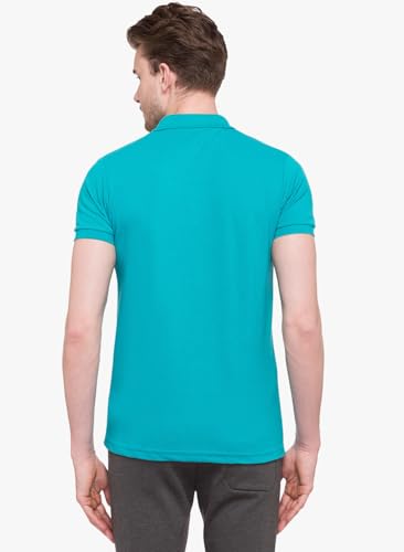 Image of Status Quo Men's Polo T-Shirt | Rich Cotton Blend | Slim Fit | All Day Comfort | Contrast Inner Placket | Polo Collar