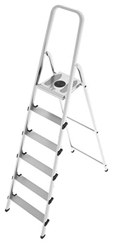 Scala STARK in alluminio e acciaio 6 gradini