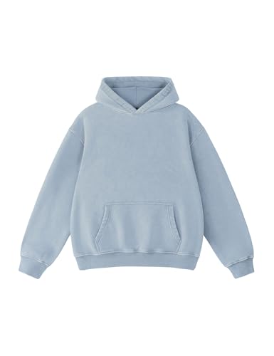 Image of Hatant Oversized Hoodie Sweatshirts for Men Couples Heavyweight Hoodies Pullover Vintage Mens Acid Wash Sweaters Clothes 2026