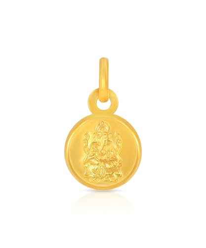 Image of BHIMA Jewels 22K BIS Hallmark 916 Ohm Gold Religious Pendant