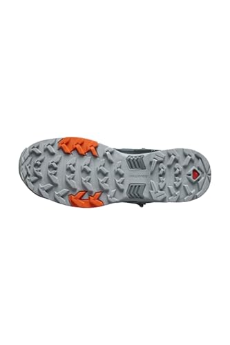 Image of Salomon Mens Salomon Men's X Ultra 4 Mid Gore-tex Hiking Boots for Men, Stargazer Black Scarlet Ibis, 9