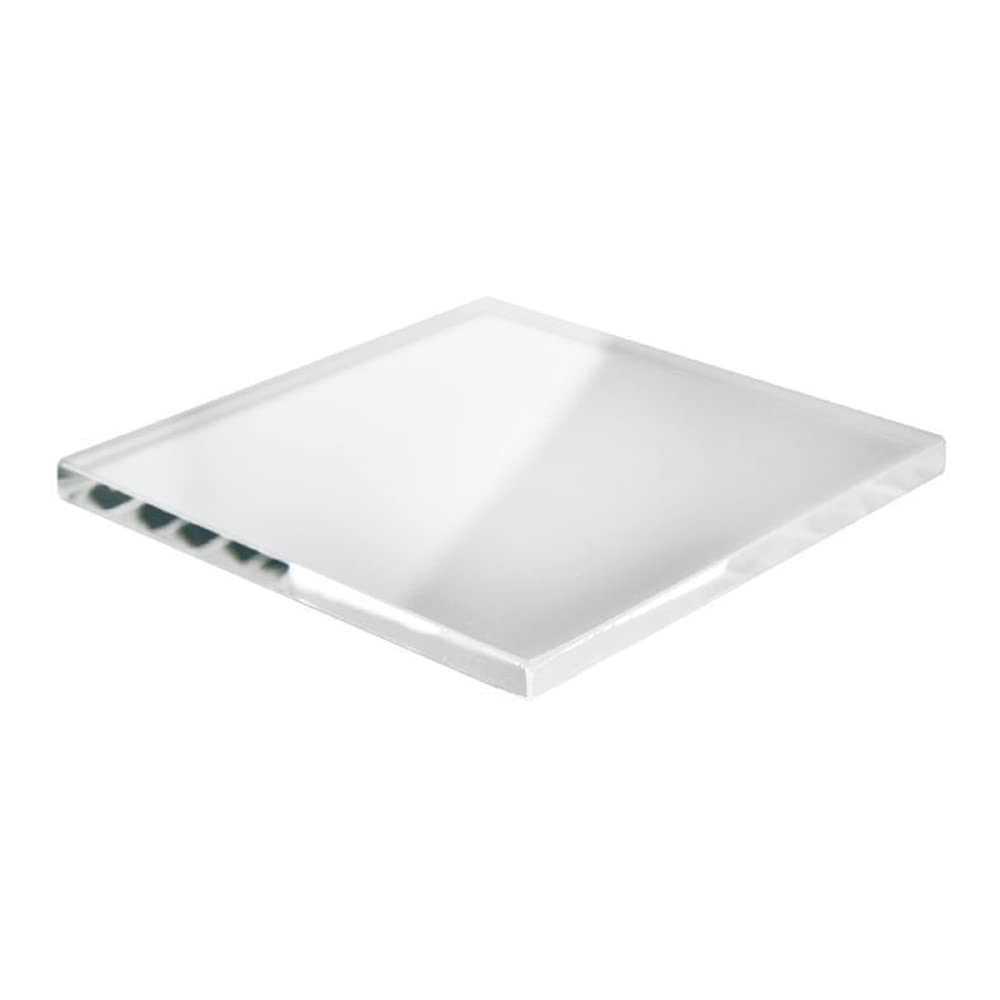Chemglass CGQ-0620-19, Height Quartz Ground and Polished Plate, 6" Length, 6" Width, 1/16" Height