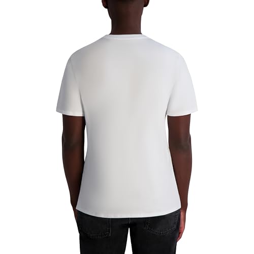 KARL LAGERFELD Men's Short Sleeve Crewneck Karl Choupette Graphic Design T-Shirt4