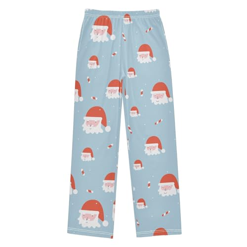 Boys' Pants Christmas Santa Candies Long Bottoms Jogger Pants Elastic Waist Trousers with Pockets S-XL