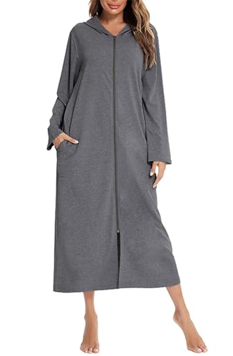Manteau de maison femme chaud et long pour ne plus jamais avoir froid le soir
