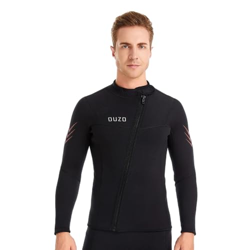 Chaqueta Wetsuit para Hombre y Mujer, Neopreno 3MM Manga Larga para Buceo, Surf, Natación y Kayak en Agua Fría miniatura 1