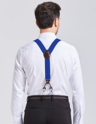 Image of Men's Suspenders with Swivel Hooks and Adjustable Braces, Suitable for Heavy Duty, Big and Tall