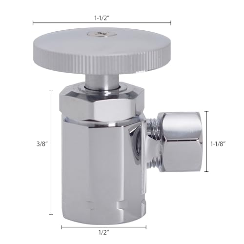 Vanne d'arrêt d'angle Westbrass D103-2-01 IPS 1/2 cm - 6