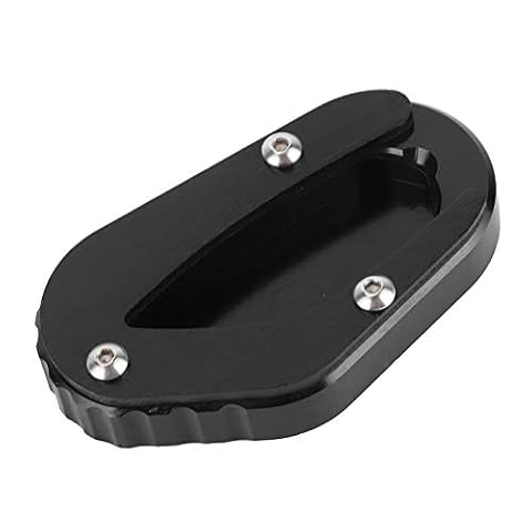 Stojak motocyklowy, stojak boczny motocykla Powiększ przedłużenie podpórki pasuje dla TRIUMPH Bonneville T100/T120(Black)