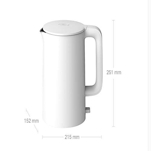 Hervidor eléctrico de acero inoxidable 1.5L con control inteligente miniatura 3