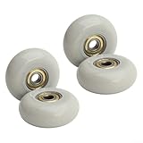 Ruedas de repuesto para equipaje, 4 unidades, ruedas de patines de mano, ruedas de 50 x 20 mm, ruedas de maleta para reparación (gris)