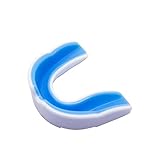 Puedes ponerlo en la boca con confianza. El protector de goma tiene un diseño de doble capa forrado de gel, que puede proteger bien tus dientes, puedes hablar y beber sin quitarte el protector bucal, lo que te hace sentir cómodo.