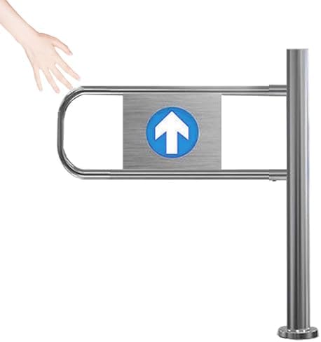 Universal Self-Closing Swing Door - Heavy-Duty Industrial Safety Door for One-Way Access in Warehouses, Shops, Libraries - Durable & Reliable Entry Solution