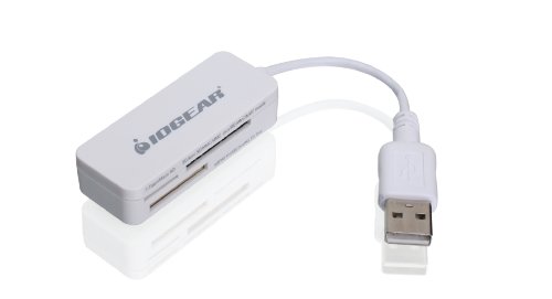 image for IOGEAR 12-In-One Pocket Flash Memory Card Reader/Writer, GFR209A (Whit