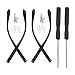 FRCOLOR Glasses Arm Replacement Universal Glasses Repair Kit with Screws, Screwdrivers, Nose Pads, and Temple Tips for Eyeglasses and Sunglasses-2 Pairs