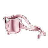 HMZY Manuelles Entsafter, Handdrucksaft, tragbarer Handheld Orange Lemon Manual Juicer, Aluminiumlegierungsmaterial (DREI Farben) (Color : Pink)