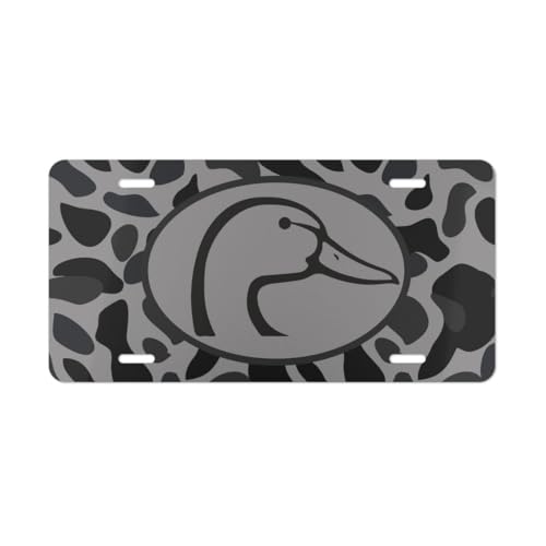 Old School Camo Duck Vanity Plate/Hunting License Plate/Country Life Vehicle Tag/Vintage Camo Truck Tag