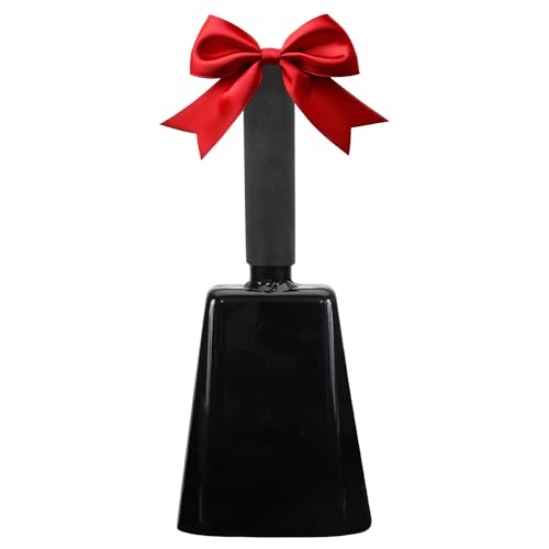 Bevin Bells Yell Bells | Cowbell with Megaphone Loud Attention Getter | Steel Bells for Sports, Games, Parties & Emergencies | Made in USA