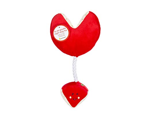 Pearhead to All a Gouda Night Dog Christmas Toy, Furry Friend Pet Stocking Stuffer, Multi