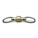 PROMETHEUS LIGHTS: Kappa Quick Release Keychain. Holds up to 10 lbs, Pull to Detatch, Push to Attach, Easy, Secure. Made in USA (Brass)