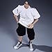 Meetoget 1/12 Scale Male Figure Doll Clothes Daily Sports T-Shirt for 6 inch Action Figure Relax White PU002US