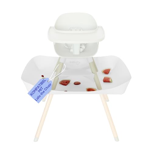 Image of CATCHY - Food Catcher - Compatible with Lalo The Chair High Chair + 12 Other High Chairs - Highchair Sold Separately - Baby & Toddler Food & Mess Catcher - Under High Chair Accessory
