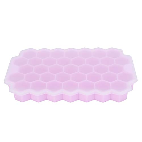 Molde de silicona para cubitos de hielo con tapa y 37 celdas miniatura 2