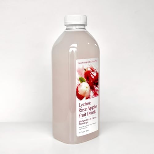 Venture Pal BURN ELECTROLYTE Lychee Rose Apple Blended Fruit Juice Beverage, Fruit Drinks And Fruit Juices, Fruit Drinks Crafted With Real Fruit, 900mL - 1