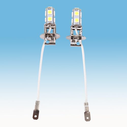 Rehomy 2x H3 5050 Branco 9 SMD LED Xenon DC12V Auto Car Fog Light Lâmpadas LED 6500K