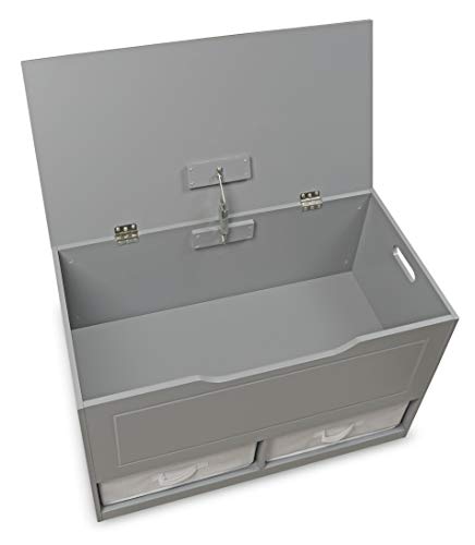 Up And Down Toy And Storage Box With 2 Basket Drawers #TOP5
