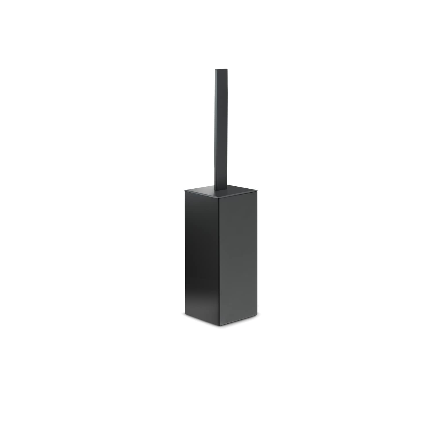 Gedy Lounge Escobillero, Acero Inoxidable, Negro Mate, Suelo