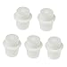 Produktbild Baoblaze 5 Stück Probierglas Flaschenstopfen Silikon Gummi Stopfen aus Silikon - Weiß, 27-31mm