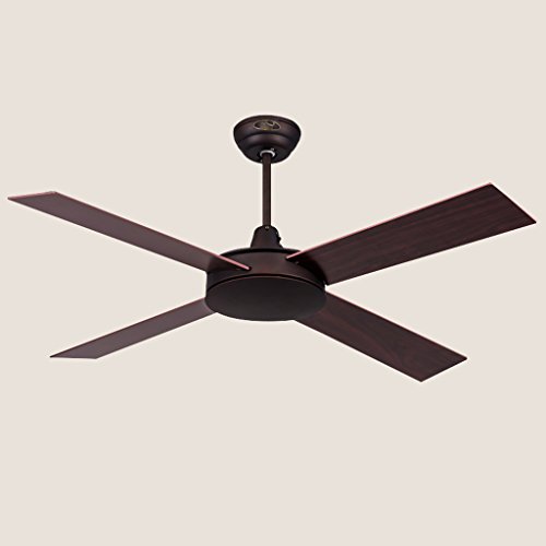 DS - Ingeniería Ventilador de Techo American Retro Industrial Ventilador de Techo Restaurante Sala Dormitorio Zona de Negocios Ventilador