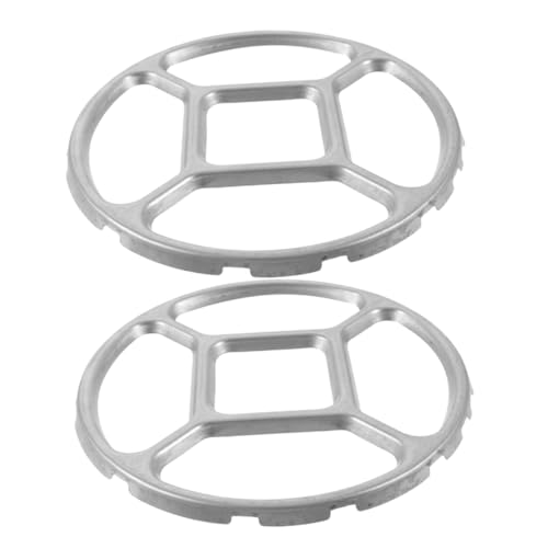 PEPLAYTAL 2 Piezas Soporte Antideslizante para Estufa de Gas de Soporte de Aleación para Olla Resistente y Estable Accesorio de Cocina Multifuncional
