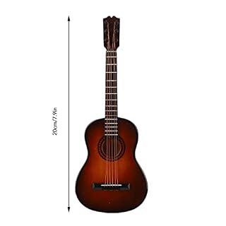 Agatige Modèle de Guitare Miniature de 7,9 Pouces, Mini Guitare électrique en Tilleul pour la décoration d’instruments à… - Les Beatles, Paul McCartney, John Lennon, RIngo Starr, George Harrison Agatige Modèle de Guitare Miniature de 7,9 Pouces, Mini Guitare électrique en Tilleul pour la décoration d'instruments à… – Image 7