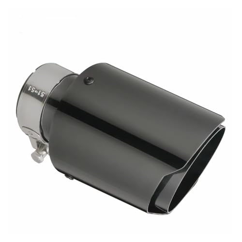 Embout d'échappement universel 77mm-114mm droit en acier inoxydable pour silencieux de voiture