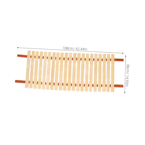 Coussin de chaise en bambou pliable au design elegant et finitions soignees