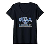 Womens UCLA Bruins Baseball Strike Officially Licensed V-Neck T-Shirt