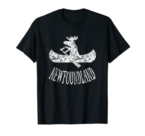 Camiseta Newfoundland Moose | Camiseta Moose Canoe Camiseta