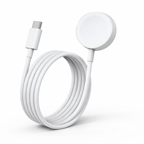Image of Apple Watch Charger, Fast Magnetic Wireless USB C Charger for iwatch, 1m Portable Type C Charging Cable for Watch Compatible with Apple Watch Series 9 /8 /7 /6 /5 /4 /3 /2 /1 /Ultra 2 /SE