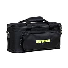 Padded Microphone Bag that Accommodates Up to 12 Microphones Designed to Fit Your Preferred Shure Wired Mics Formed Nest Interior with 12 Individual Mic Drops Exterior Compartment Provides Additional Storage Space for Cables or Accessories Exterior D...