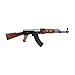 Lancer Tactical Gen 2 Airsoft Steel AK-47 Airsoft AEG Rifle with Battery & Charger 370-390 FPS-Faux Wood (LT-728-G2)