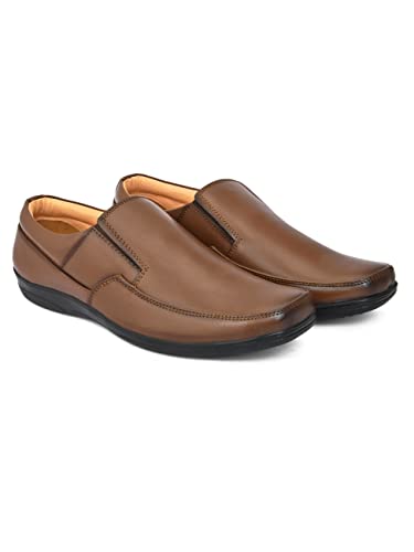 Image of FENTACIA Genuine Leather Mocasin Formal Shoes for Men