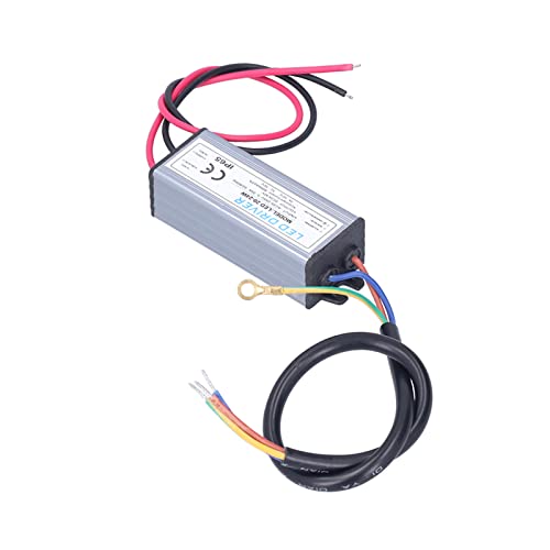 Image of Fafeicy LED Driver, Input AC95-265V 0.35A, Output 24-42VDC 24W 600mA, LED Transformer, Low Voltage LED Driver, IP65 Weatherproof Housing, Drive Power